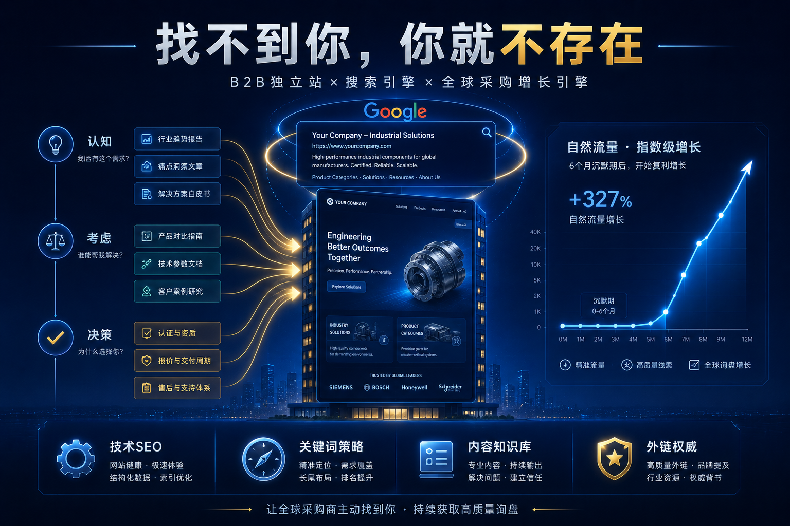 2026年B2B独立站SEO优化完整指南:从底层逻辑到落地实操 1 为什么2026年B2B独立站SEO是必选题