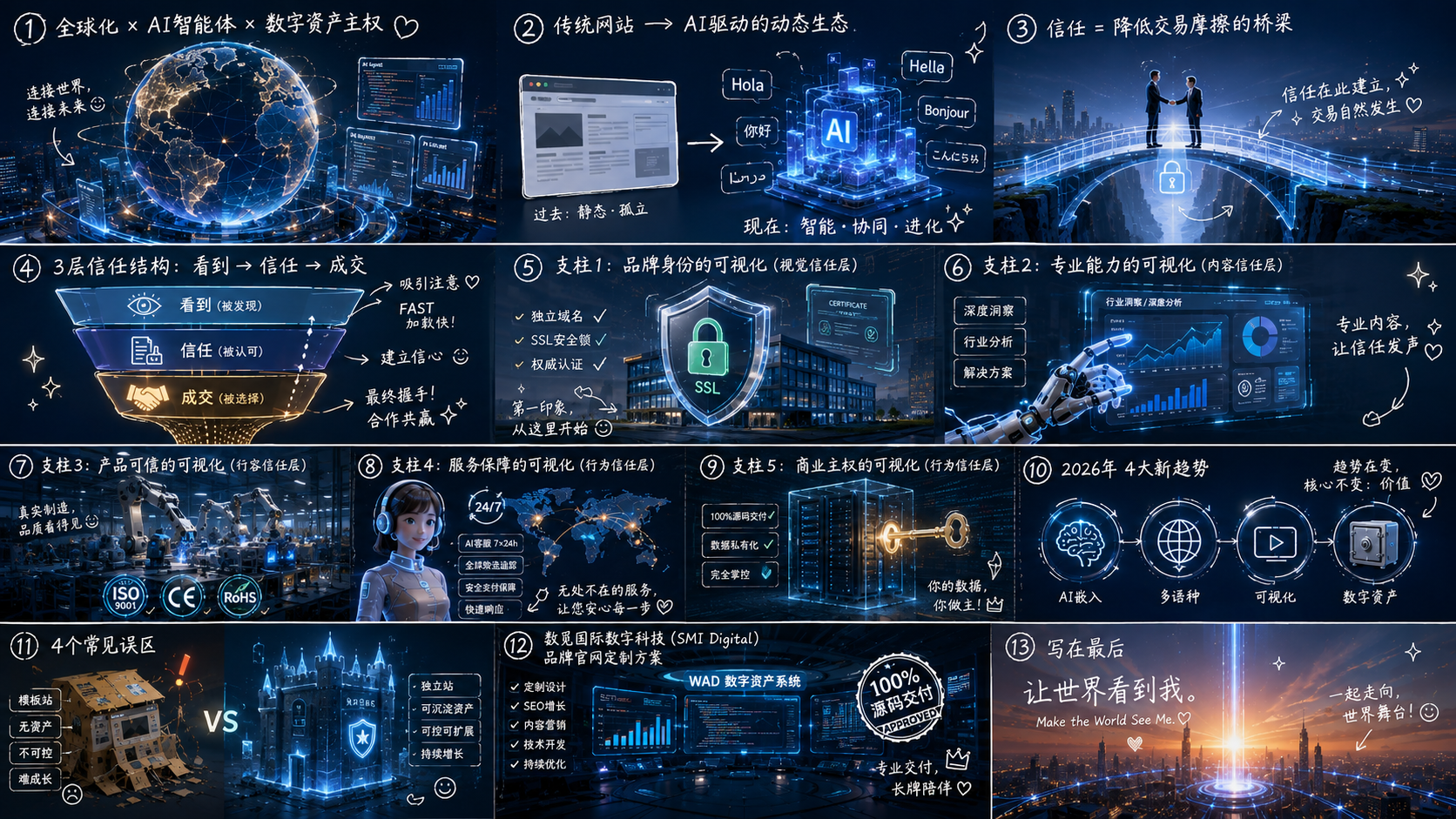 不仅仅是建站：如何通过品牌官网定制重塑商业信任体系？（2026 外贸建站新趋势 + 信任经济学 + AI 智能体 + 多语种 SEO 一体化实操版）