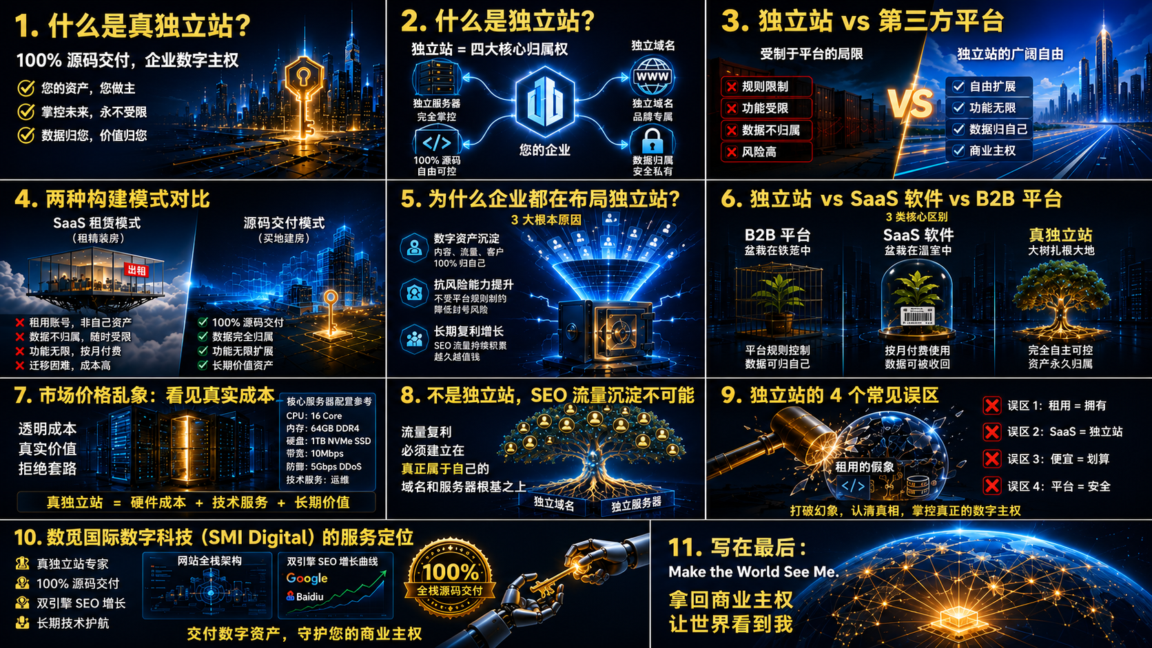 什么是独立站？2026 外贸老板必须搞清楚的 1 件事（独立站 vs Saa软件 vs B2B 平台 + 数觅国际数字科技 SMI Digital 服务定位）