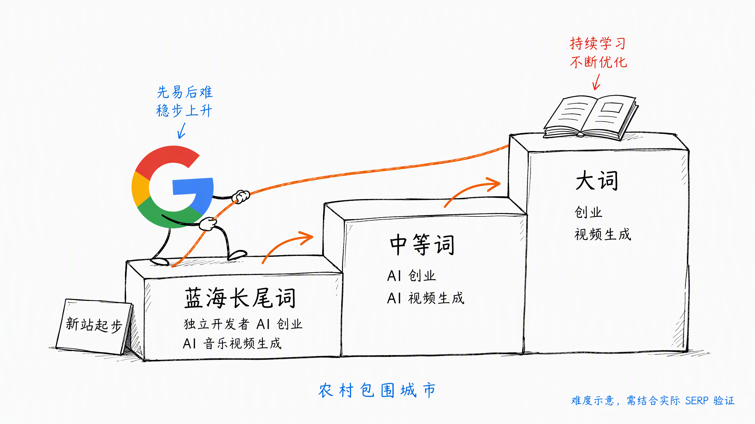 SEO 不是排名技巧,是一套增长系统(数觅国际数字科技 SMI Digital) 4 SEO 搜索词决定竞争难度